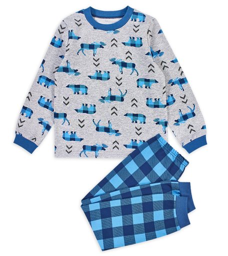 Пижама лонгслив/брюки Веселый малыш Северное сияние