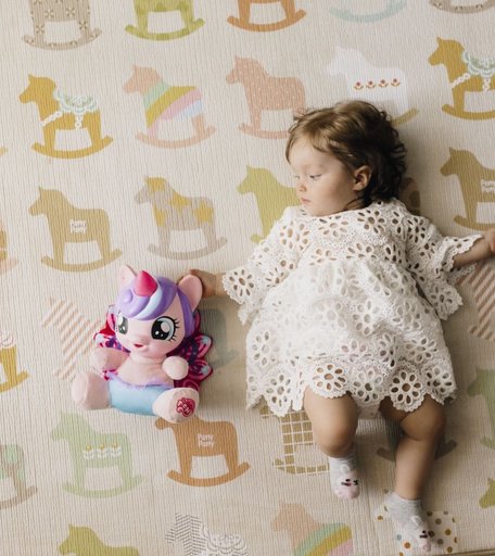 Игровой коврик Parklon Односторонний Деревянные Лошадки Sillky 230x140x1.2 см