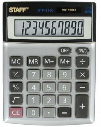 Staff Калькулятор настольный компактный STF-1110 10 разрядов