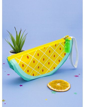 Миниатюра фотографии Mihi mihi сумочка круглая ананас
