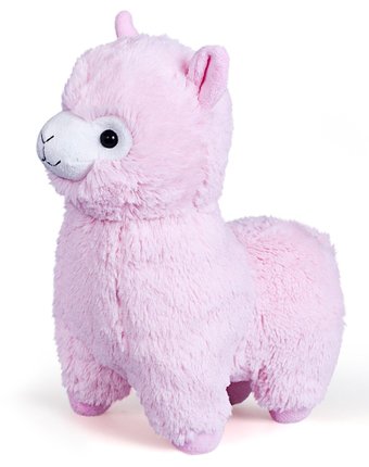 Мягкая игрушка Fancy Гламурная игрушка Альпака 28 см цвет: розовый