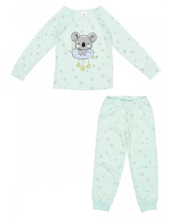 Миниатюра фотографии Repost пижама для девочки коала (лонгслив и брюки) пжк-д0011