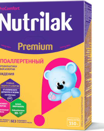 Молочная смесь Nutrilak Premium ГА ProComfort ГА С 0 месяцев, 350 г