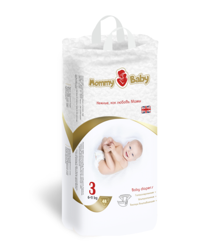 Подгузники MOMMY BABY (6-11 кг) шт.