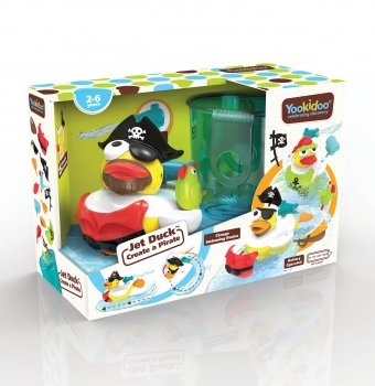 Миниатюра фотографии Игрушка для ванны "утка-пират" с водометом yookidoo