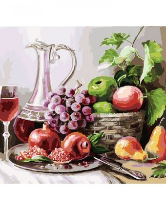 Белоснежка Картина по номерам Натюрморт с фруктами 129-AS