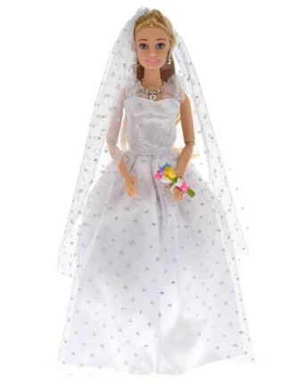 Миниатюра фотографии Карапуз кукла софия в свадебном платье 29 см