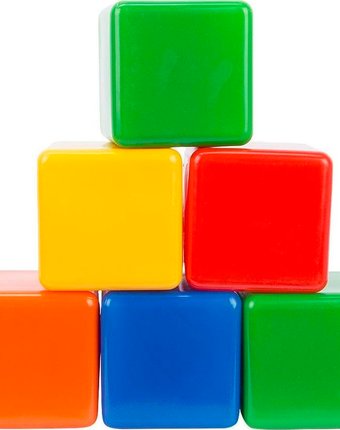 Набор кубиков Строим Вместе 10 шт