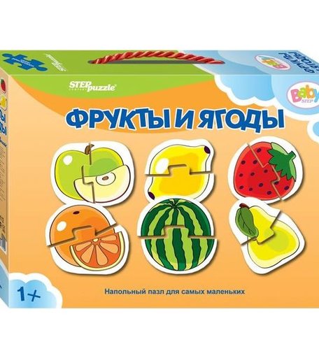 Коврик-пазл Step Puzzle Фрукты и ягоды мал