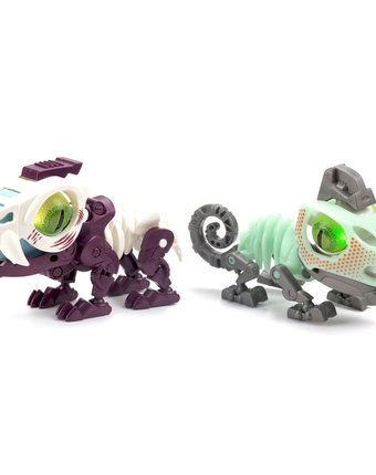 Миниатюра фотографии Интерактивная игрушка ycoo биопод двойной смилодон+хамелеон