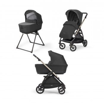 Коляска Inglesina Electa System 2 в 1 на шасси Electa Black, черный