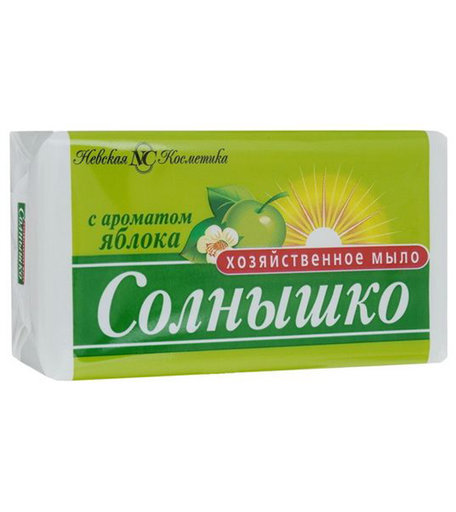 Мыло детское Солнышко хозяйственное Яблоко, 140 г