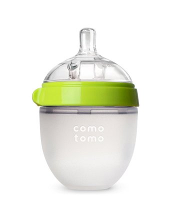 Миниатюра фотографии Бутылочка для кормления comotomo, 150 мл, зеленый