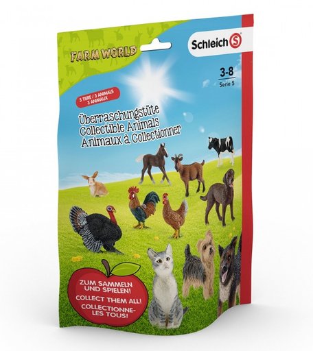 Schleich Пакетик-сюрприз с тремя фигурками Farm World L
