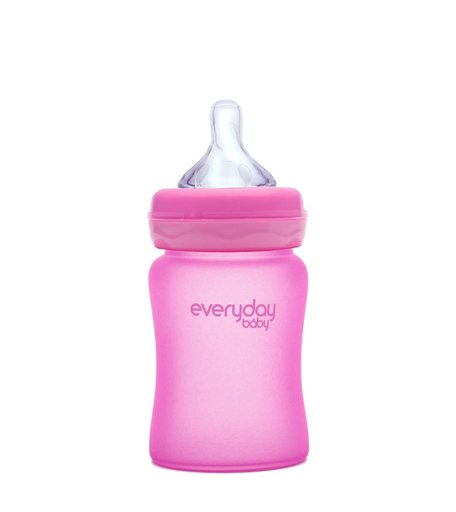 Стеклянная бутылочка с индикатором температуры Everyday Baby, 150 мл