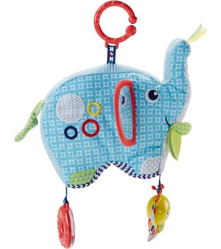 Мягкая игрушка-погремушка Fisher-Price Слоненок 16 см