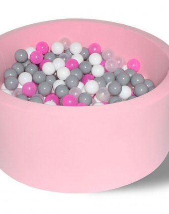 Hotenok Сухой бассейн Розовые пузыри 40 см с комплектом шаров 200 шт.