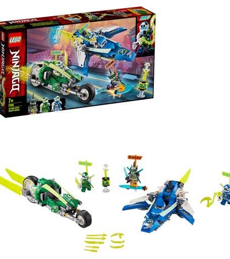 Конструктор LEGO Ninjago 71709 Скоростные машины Джея и Ллойда