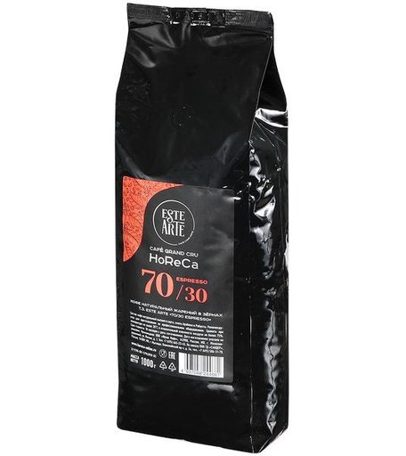 Este Arte Кофе Espresso 70% арабика, 30% робуста зерно 1 кг