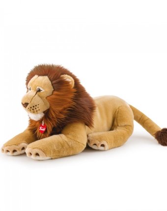Миниатюра фотографии Мягкая игрушка trudi лев нарцис 37x60x35 см