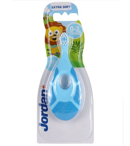 Зубная щетка JORDAN Step by Step от 0-2 лет, ультра мягкая, с рождения