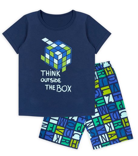 Пижама футболка/шорты Веселый малыш