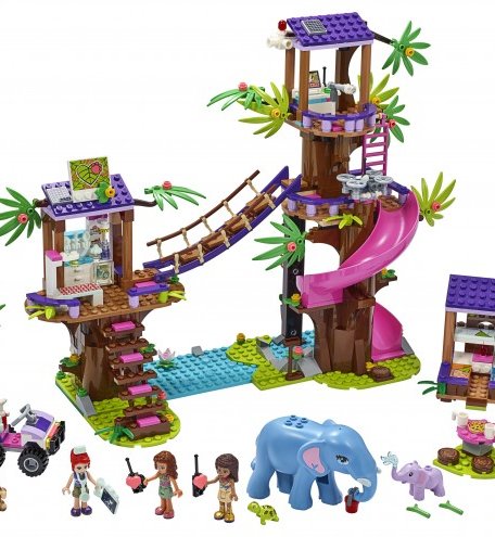 Конструктор Lego Friends Джунгли: штаб спасателей