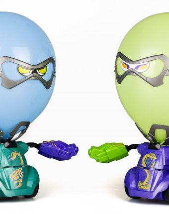 Миниатюра фотографии Боевые роботы робокомбат шарики (фиолетовый,зеленый)