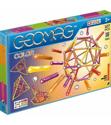 Магнитный конструктор Geomag Color 127 деталей