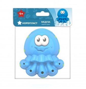 Миниатюра фотографии Игрушка для ванны нордпласт "медуза"