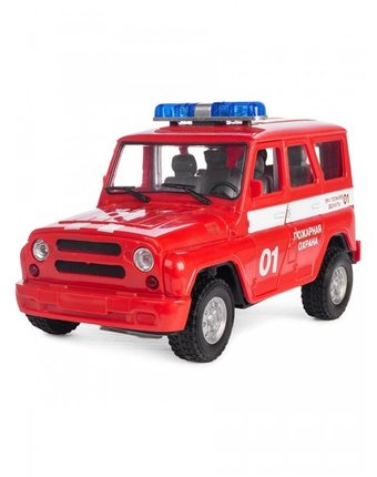Миниатюра фотографии Play smart serinity toys машинка со звуком и светом пожарная охрана