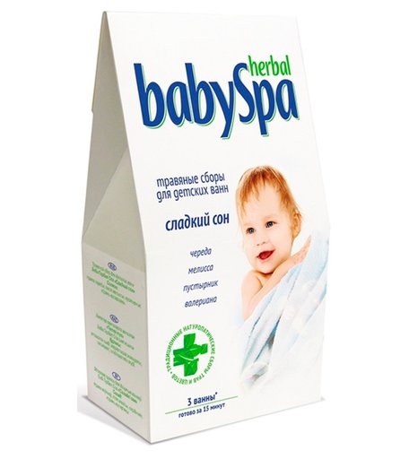 Травяной сбор Herbal Baby Spa Сладкий сон, с рождения, 45 г
