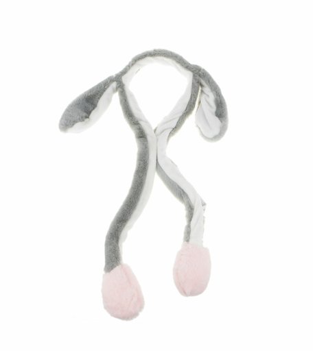 Детский ободок 1Toy Хлоп-Ушки Зайка, с поднимающимися ушками