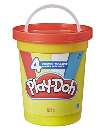 Масса для лепки Play-Doh 4 цвета (красный)