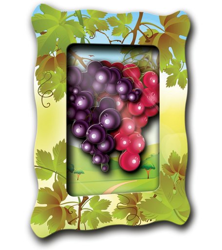 Хобби и Творчество VIZZLE Объемная картина Виноград