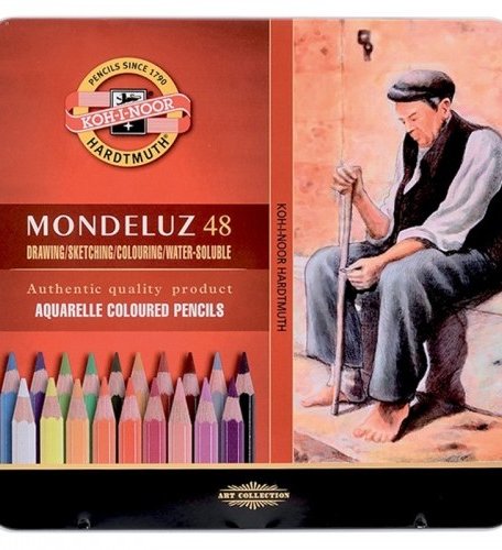 Koh-i-Noor Карандаши акварельные Mondeluz 48 цветов