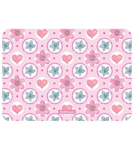 Настольная подкладка А4 Pink Flowers ErichKrause
