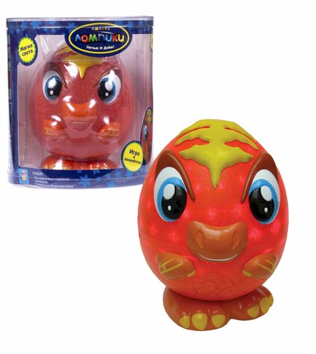 Светильник-конструктор 1Toy Лампики «Динозавр» со съемной ручкой