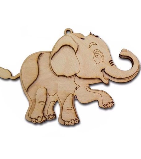 Сборная модель Издательство Учитель Слон Мартин