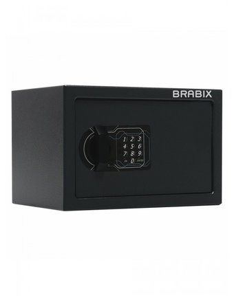Brabix Сейф мебельный SF-200EL электронный замок 200х310х200 мм