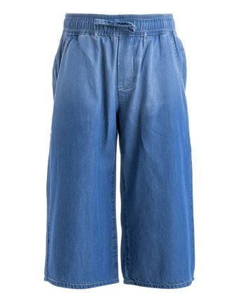 Миниатюра фотографии Голубые джинсы-кюлоты gulliver