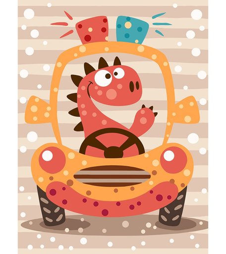 Набор для раскрашивания по номерам ФРЕЯ Спешу на помощь!