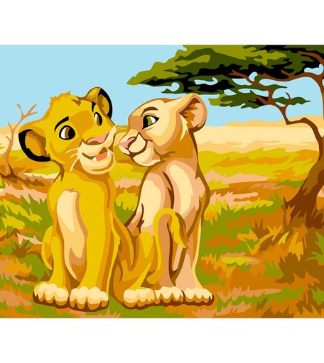 Набор для раскрашивания по номерам ФРЕЯ Маленькие друзья