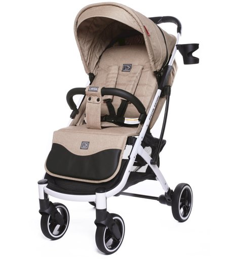 Прогулочная коляска Jetem Lavida,шампань белая рама