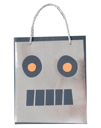 MeriMeri Пакеты для подарков гостям Робот 8 шт.