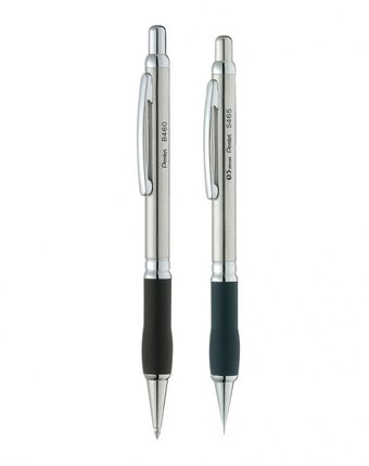 Pentel Набор Sterling: шариковая ручка 0.8 мм и автоматический карандаш 0.5 мм в бархатном футляре