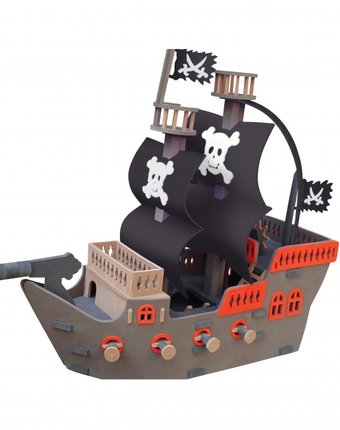 Миниатюра фотографии Яигрушка пазл-головоломка пиратский корабль