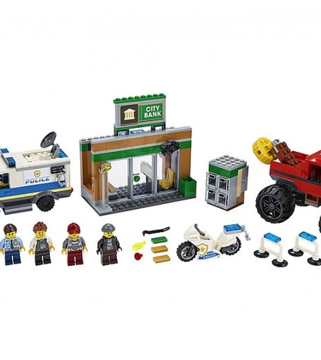 Конструктор Lego City 60245 Лего Город Ограбление полицейского монстр-трака