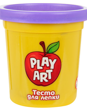 Миниатюра фотографии Пластилин play art баночки 85 г цвет: фиолетовый