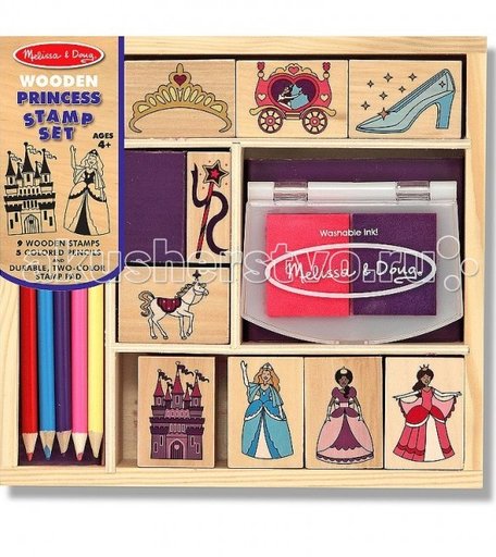 Melissa & Doug Набор печатей Принцессы